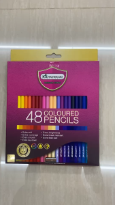 ดินสอสีไม้ มาสเตอร์อาร์ต 48สี48แท่ง (แท่งยาว+กบเหลา) Master Art | เคแคมปัส เครื่องเขียน