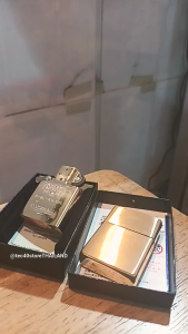 ZIPPO 204B REG BR FN BRS WO/SB #22 Made in USA ของแท้ ไฟแช๊ค ซิปโป้ Tec40store ไรท์สาระกับครูแว่น