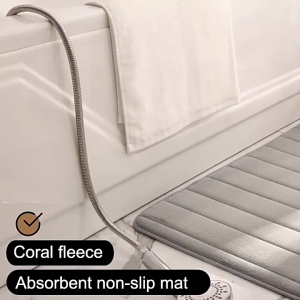 Super Absorbent Floor Mat Bath Mat Super Anti Slip Coral Velvet Bathroom Floor Mat Door Mat Home Decoration
