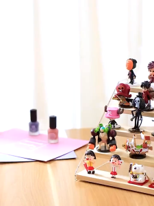 2/3/4/5 Tier Display Stand Figure Shelf Transparent Acrylic Wooden Rack Toy Blind Box Showcase Organizer Rak 展示架 模型 展示櫃