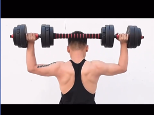 10KG&15KG&20KG Dumbbells Set Adjustable Two-In-One Dumbbell Set For Men Fitness Exercise Arm Weightlifting Barbell