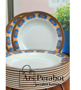4Pcs Piring seat mangkuk gratis piring isi 2piring makan bulat cekung campur 2mangkuk kotak melamin tebal bebas BPA Tahan panas