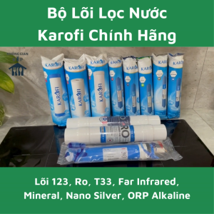 (Sale Sập Sàn) Trọn Bộ Lõi Lọc Nước Karofi Chính Hãng - Combo Lõi Lọc Nước Karofi Ưu Đãi Hấp Dẫn
