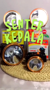Senter Kepala 20w 35w 50w Body Kecil / Besar Super Terang dan Ringan di Kepala Murah Bebas Ongkir