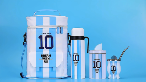 Yerba Mate Cup Set Argentina Captain No.10 Style