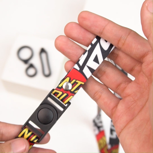 LANYARD SANTACRUZ PREMIUM FREE ORING / TALI LANYARD / LANYARD CRAFT / TALI IDCARD