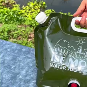 1pc Collapsible Water Tank Container Bag 7.5L Large Capacity Camping Water Storage Bag