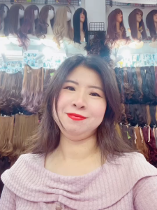 ฮาฟวิกคาดเปียครึ่งศรีษะทรงบ๊อบ รหัสJ3361 จะเป็นลักษณะโครงคาดเปียด้านหลังเป็นเนื้อไหม