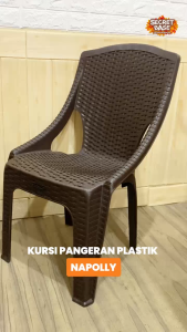 NAPOLLY KURSI PRC 221RA - Bangku Plastik Sandaran