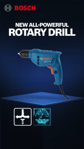 BOSCH GBM 400 KEYLESS CHUCK 3/8 in  10MM ELECTRIC DRILL (400W)