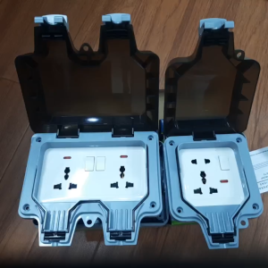 Ổ cắm điện ngoài trời chống thấm nước chuẩn IP66