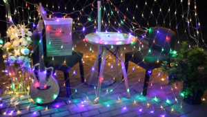 2x3M Christmas Garlands LED String Christmas Net Lights Fairy Xmas Party Garden Wedding Decoration Curtain Light