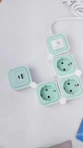 Stop Kontak Aestetik Flexibel Terminal 4 3 Lubang USB Tipe C Colokan SNI Socket Saklar Vivan