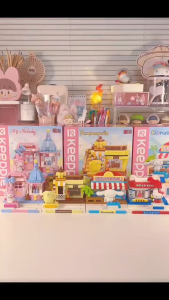 🇲🇾Keeppley Sanrio Cartoon Building Block 三丽鸥街景帕恰狗库洛米积木拼装模型儿童玩具礼物 Puzzle Connection Kid Toys Gift Kuromi Melody