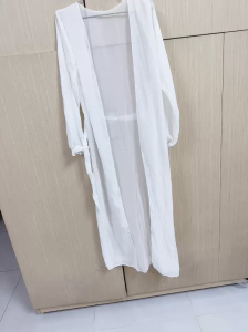 Kimono chiffon tay bồng hottrend (vải dày mịn hơn)