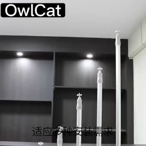 Aluminium Ceiling Mount 360° Projector Holder- pendakap kamera cctv-闭路电视摄像机支架- Silver