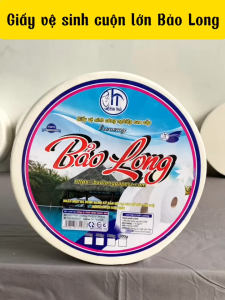 Giấy vệ sinh cuộn lớn siêu to khổng lồ - Cuộn 700g x 3 lớp