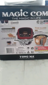 Yong Ma Rice Cooker Digital/ Magic Com Digital 2 Liter 3 in 1 - SMC8017 - FREE ONGKIR Jabodetabek
