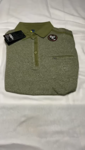 Kaos Polo Shirt Pria Brand CRS 91 Kerah Lengan Pendek Top Casual Bahan Katun 100%Distro MOTIF KEMEJA