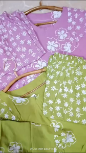 CP SOFT BUNGA SETELAN WANITA TERBARU 2023 PIYAMA KEKINIAN DASTER WARNA SOFT VIRAL CAP PEKALONGAN DASTER FARHAN