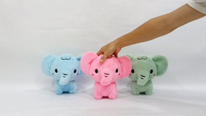 Boneka Gajah Kalung Kerincing Animal Elephant Cute 8