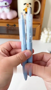 AI-A100 Pulpen Mekanik Cetekan Pena Netral Pulpen ST Cepat Kering 0.5MM / Retractable Pen Student