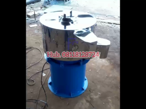 Mesin Pengayak Tepung Rumput Laut Dengan 2 Mesh/Saringan (3 corong keluar)