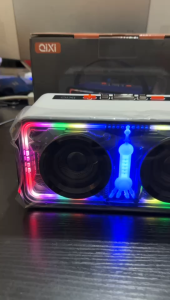 MUSICER SK-2065 Hi-Fi Stereo KARAOKE MUSICER Wireless Bluetooth RGB Speaker with Handle Multi Function with Two Wireless Microphone