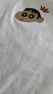 COD✅[Philippines stock]Japanese Cute Cartoon Crayon Shinchan Print T-shirt Womens Short Sleeve Loose Large Size Shirt Top