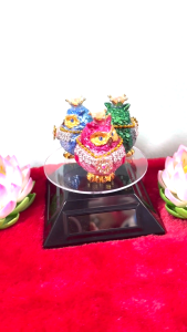 นกฮูก บริวาร ถวายพระแม่ลักษมี ขนาด 2 นิ้ว พร้อมตกแต่ง ราคาถูก ราคาส่ง ราคาโรงงาน