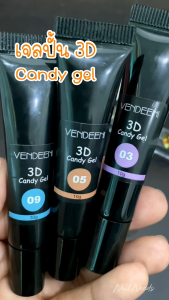 เจลปั้น 3D Candy gel เจลปั้นแบบหลอด เจลปั้น 3Dนูน เจลปั้นนูนเกาหลี (แบบแยกหลอด)