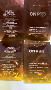 NEW CNP Date 5.27 Tinh chất keo ong đỏ CNP RX Skin Rejuvenating Propolis Miracle Ampule Serum 1ml