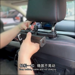Adjustable Flexible Car Back Rear Seat Head Rest 360 Degree Angle Rotation Tablet Phone Pad Universal Holder Stand