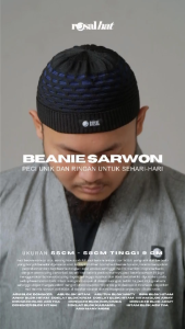 Peci Beanie Sarwon ROSAL Peci Kopiah Songkok Sholat Solat Shalat Pria