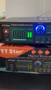 FT STAR Digital Karaoke Professional Mixing Amplifier With Equalizer (BT/FM/USB/SD)-450Wx2/AV-370PLUS
