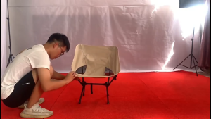 Foldable Outdoor Chair Moon Chair Portable Camping Multi-functional Folding Recliner Chair Beach Picnic Fishing Chairs