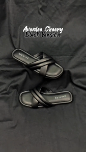 Sandal Wanita Flat Korea Empuk Sol Karet Avenlee Cheery