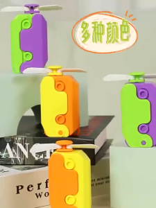 Toy Studio Kipas Mini USB Turnip Carrot Mini Fan Portable Charger Lucu Imut