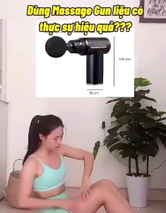 Máy massage cầm tay máy mát xa toàn thân cao cấp 4 đầu và 6 chế độ rung giảm đau nhức mỏi cơ thể động cơ mạnh mẽ - Súng mát xa cầm tay súng massage cầm tay toàn thân máy massage cổ vai gáy OKACHI