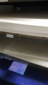 แผ่นพลาสติก PE HDPE เขียงรองตอก เขียงรองหัน รองตัด รองปั๊ม แผ่นพีอี หนา3-15มม. ขนาด50*30ซม.