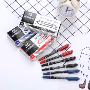 Spidol Permanen Permanent Marker - 2-Tip 0.5mm/1.0mm