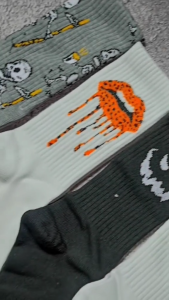 Kaos Kaki Oldschool Motif Skate Merk Panjang Premium - Hosela Project