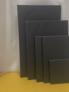 Khung gỗ vải canvas màu đen toan đen LIM ART