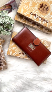 WANG101 - Dompet Kulit CHECKERS 44N - Import Premium MONEY BACK GUARANTEE Kulit ITALY tebal kuat dan tahan lama. Banyak model pilihan untuk pria wanita. Jaminan atau uang kembali