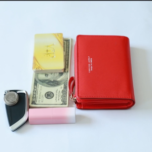 เวอร์ชั่นเกาหลี ช่องเสียบการ์ดหลาย สุภาพสตรี  Zero กระเป๋าสตางค์ ซิป มินิ อเนกประสงค์ แฟชั่น ผู้ชาย ซองการ์ด