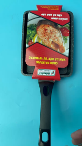 Chảo vuông đúc chảo hình chữ nhật chống dính Vân đá bếp từ PHÚC HƯNG PHÁT kích thước 14cmx16cm