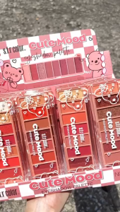 SFR CUTE MOOD BEAR EYESHADOW PALETTE 8 COLORS Shimmer Matte Highly Pigmented (No: 6968)