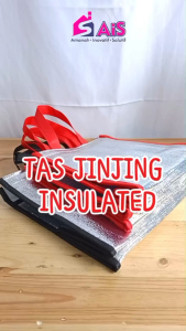 TAS JINJING INSULATED COOLER BAG TOTE BAG INSULASI TAS BEKAL TAS KUE TAS ALUMINIUM