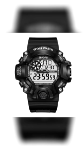 2024 Original Fashion smartwatch Men Digital Watches Sports Waterproof Watch LED Display Large Dial Electronic Watches Chronograph