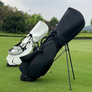 Túi đựng gậy đi sân có chân đỡ 2 màu trắng đen Playeagle Japan Golf